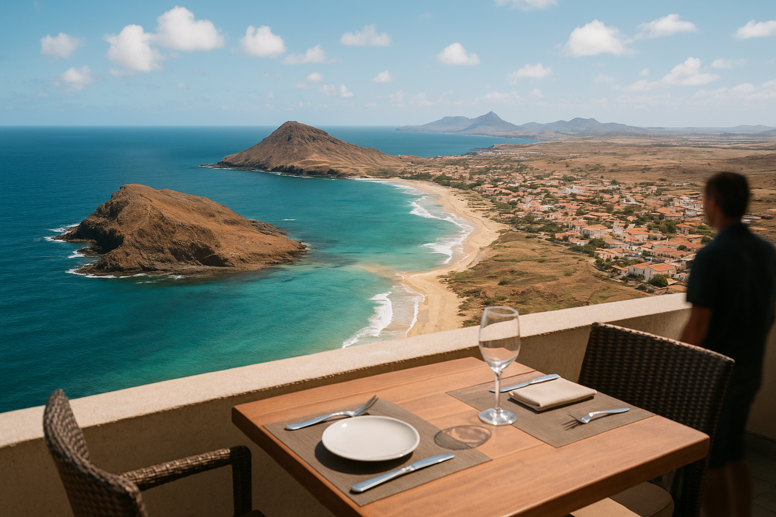 Aerial view of Cape Verde islands and tourism highlights showcasing Cape Verde tourism overview